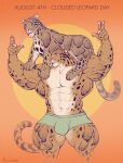  2021 abs ambiguous_gender anthro areola benji_(character) biceps big_bulge big_muscles biped boxers_(clothing) boxers_only brown_body brown_fur bulge clothed clothing clouded_leopard digital_media_(artwork) duo felid feral fur genital_outline glistening glistening_nipples handpaw hi_res huge_muscles huge_thighs looking_at_another looking_down mainlion male mammal muscular muscular_anthro muscular_male muscular_thighs navel nipples nude on_top pantherine pawpads paws pecs penis_outline pink_pawpads pose quadruped quads smile spots spotted_body spotted_fur standing tan_body tan_fur thick_thighs tight_underwear underwear underwear_only whiskers 