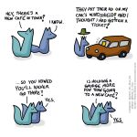  1:1 blue_body blue_fox_(foxes_in_love) blue_fur blue_tail canid canine car comic dialogue duo english_text feral fox foxes_in_love fur green_body green_fox_(foxes_in_love) green_fur green_tail hi_res male_(lore) mammal shadow simple_background text url vehicle 