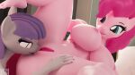  16:9 3d_(artwork) anal anthro anthrofied big_breasts breasts digital_media_(artwork) duo equid equine female female/female friendship_is_magic genitals hasbro hi_res horse huge_breasts mammal maud_pie_(mlp) my_little_pony nipples nude oral pinkie_pie_(mlp) pony pussy rimming sex symm tongue tongue_out widescreen 