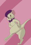 anthro anus azl_l bottomless butt clothed clothing dialogue disney don_bluth female fur genitals hat headgear headwear hi_res looking_at_viewer looking_back mammal miss_bianca_(the_rescuers) mouse murid murine plump_labia presenting presenting_hindquarters purple_clothing purple_hat purple_headwear purple_topwear pussy rear_view rodent solo the_rescuers_(disney) tongue topwear white_body white_fur 