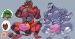  abs absurd_res anthro balls black_balls daycare ditto_(pok&eacute;mon) egg fur genitals group heartlessfang hi_res incineroar living_sex_toy machoke male muscular muscular_anthro muscular_male nintendo nipples pacman20 pecs penis pok&eacute;ball pok&eacute;mon pok&eacute;mon_(species) red_body red_fur rillaboom tongue tongue_out trainer video_games 