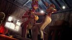  3d_(artwork) animatronic big_penis breasts canid canine digital_media_(artwork) doctor_artemis duo fan_character five_nights_at_freddy&#039;s foreskin fox from_behind_position fucked_silly genitals girly grey_eyes gynomorph gynomorph/male gynomorph_penetrating humanoid_genitalia humanoid_penis intersex intersex/male intersex_penetrating intersex_penetrating_male isabel_(doctorartemis) lagomorph lamp lava_lamp leporid looking_pleasured machine male male_penetrated mammal multicolored_eyes penetration penis penis_size_difference pink_eyes rabbit robot scarlet_(doctorpurple2000) sex source_filmmaker submissive submissive_male video_games yellow_eyes 