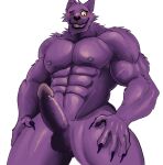  absurd_res anthro bernard_(ok_k.o.!_lbh) canid canine cartoon_network genitals hi_res male mammal muscular muscular_male ok_k.o.!_let&#039;s_be_heroes penis pinumontbalou solo were werecanid werecanine werewolf 