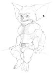  2020 3_toes abs anthro arm_tuft belly_tuft belt big_biceps big_deltoids big_muscles black_and_white body_hair bottomwear bristol cheek_tuft chest_hair chin_tuft cigar cigar_in_mouth claws clothed clothed_anthro clothed_male clothing digital_drawing_(artwork) digital_media_(artwork) ear_piercing ear_ring ear_tuft elbow_tufts facial_tuft feet fluffy_ears full-length_portrait head_tuft huge_pecs humanoid_hands league_of_legends magnus_(bristol) male male_anthro mammal manly monochrome muscular muscular_anthro muscular_male obliques pants piercing plantigrade portrait riot_games serratus short_anthro short_male sitting solo three-quarter_view toes topless topless_anthro topless_male triceps tuft veiny_arms video_games yordle 