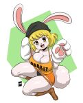  2021 absurd_res anthro big_breasts blonde_hair boots bottomwear breasts carrot_(one_piece) cleavage clothed clothing female footwear gloves hair handwear hat headgear headwear hi_res joaoppereiraus lagomorph leporid looking_at_viewer mammal minkmen_(one_piece) one_piece open_mouth open_smile rabbit shirt short_hair skirt smile solo text text_on_clothing text_on_shirt text_on_topwear topwear 