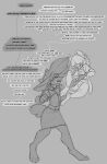 after_transformation angry anthro blind breasts brynne_(sharkrags) duo english_text evan_(sharkrags) female hi_res lagomorph leporid lifting_other mammal monochrome mouse murid murine rabbit rodent size_difference sketch speech_bubble text watsup 