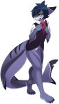  2021 5_fingers alpha_channel anthro clothed clothing digital_media_(artwork) fingers fish hair hi_res looking_at_viewer male marine rudragon shark simple_background smile solo transparent_background yellow_eyes 