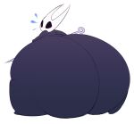  absurd_res anthro arthropod big_butt black_body blush bodily_fluids bottom_heavy butt embarrassed empty_eyes female flying_sweatdrops hi_res hollow_knight hornet_(hollow_knight) huge_butt huge_hips huge_thighs hyper hyper_butt hyper_hips hyper_thighs looking_at_viewer looking_back looking_back_at_viewer love_handles morbidly_obese morbidly_obese_anthro morbidly_obese_female nervous obese obese_anthro obese_female overweight overweight_anthro overweight_female princecoffeecakes rear_view sewing_needle simple_background solo sweat sweatdrop team_cherry thick_thighs video_games wide_hips 