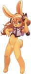  2021 5_fingers alpha_channel anthro brown_hair clothed clothing digital_media_(artwork) feet female fingers hair hi_res lagomorph leporid mammal rabbit rudragon simple_background solo toes transparent_background 