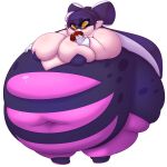  absurd_res accessory animal_humanoid belly big_belly big_breasts breasts callie_(splatoon) cephalopod cephalopod_humanoid chubby_cheeks cleavage clothed clothing deep_navel dessert doughnut dress ear_piercing ear_ring eating female flabby_arms food footwear front_view gloves hair hair_accessory handwear hi_res holding_doughnut holding_food holding_object huge_breasts huge_hips huge_thighs humanoid humanoid_pointy_ears hyper hyper_belly hyper_hips inkling leggings legwear marine marine_humanoid mollusk mollusk_humanoid morbidly_obese morbidly_obese_female morbidly_obese_humanoid navel navel_outline nintendo obese obese_female obese_humanoid orange_eyes overweight overweight_female overweight_humanoid pale_skin piercing princecoffeecakes pseudo_hair purple_hair shoes simple_background solo splatoon squid_humanoid standing tentacle_hair tentacles thick_thighs tight_dress video_games wide_hips 