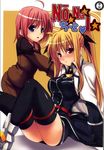  caro_ru_lushe fate_testarossa mahou_shoujo_lyrical_nanoha mahou_shoujo_lyrical_nanoha_strikers onsoku_zekuu saz soba thigh-highs 