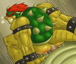  2boys bowser furry king koopa male_focus mario mario_(series) multiple_boys nintendo super_mario_bros. yaoi 