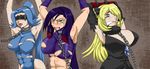  3girls azami_(pokemon) bdsm blindfold blonde_hair blue_eyes blue_hair bondage bound chains cleave_gag cloth_gag collar frontier_brain gag gagged getter gym_leader humiliation ibuki_(pokemon) improvised_gag kitsune-tsuki_(getter) long_hair multiple_girls pokemon pokemon_champion purple_hair shirona_(pokemon) slave slaves torn_clothes yellow_eyes 