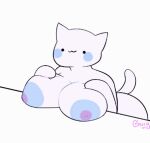  :3 animated areola big_areola big_breasts blush blush_stickers bongo_cat breasts butt cat_tail domestic_cat dot_eyes felid feline felis female low_res mammal meme nipples pawpads paws short_playtime smile solo unknown_artist 