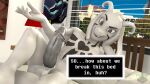  16:9 3d_(artwork) anthro asriel_dreemurr_(god_form) balls bed bedroom bedroom_eyes bovid caprine dialogue dialogue_box digital_media_(artwork) english_text erection fur furniture genitals goat hair hand_on_head hi_res horn long_ears looking_at_viewer lying lying_on_bed male mammal narrowed_eyes nude on_bed penis plantigrade ray_cyber_tech_(artist) seductive solo source_filmmaker talking_to_viewer text undertale undertale_(series) video_games white_body white_fur widescreen 