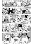  &lt;3 accelgor ambiguous_gender audino avian azumarill bodily_fluids breloom canid chespin chikorita comic crossed_arms delcatty dialogue eelektross eevee emolga fangs fennekin feral fight floatzel garchomp golduck group heracross leavanny lopunny magcargo mako_mickt mammal mienfoo mightyena minccino monochrome motion_lines mudkip nintendo pachirisu piplup pok&eacute;mon pok&eacute;mon_(species) pok&eacute;mon_mystery_dungeon politoed poochyena roserade scarf scrafty servine seviper surprise surprised_expression sweat sweatdrop torchic turtwig video_games zangoose 