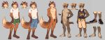  absurd_res anthro canid canine design_sheet duo ennis fox furlough_games game_design game_dev game_developer ground_squirrel hi_res jack_(disambiguation) male male/male mammal model_sheet rodent safe_(disambiguation) sciurid sfw_version simple_background 