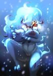  anthro areola big_breasts breasts canid canine female genitals hi_res hisuian_zoroark holding_breast huge_breasts lefantis mammal nintendo nipples nude pok&eacute;mon pok&eacute;mon_(species) pokemon_legends_arceus pussy regional_form_(pok&eacute;mon) snow snowing solo video_games 