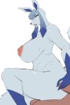  absurd_res anthro big_breasts bodily_fluids breasts carsen eeveelution female female_penetrated glaceon hi_res male male/female male_penetrating male_penetrating_female nintendo nipples nude penetration pok&eacute;mon pok&eacute;mon_(species) sex sitting sweat video_games 
