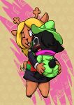  better_version_at_source black_body black_fur blush bovid butt butt_grab caprine cervid deltarune duo eyewear female fur goat hand_on_butt hi_res lkiws male mammal noelle_holiday ralsei undertale_(series) video_games 