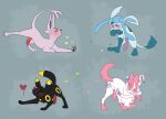  animal_genitalia animal_penis anus barbed_canine_penis blush canine_penis eeveelution erection espeon feral genitals glaceon group hybrid_genitalia hybrid_penis knot male nintendo penile_spines penis pok&eacute;mon pok&eacute;mon_(species) sylveon umbreon video_games yelping 