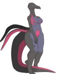  absurd_res alpha_channel anthro breasts claws female hi_res lizard mature_female nintendo nipples non-mammal_breasts nude pok&eacute;mon pok&eacute;mon_(species) reptile salazzle scalie simple_background smile solo thegamingzilla video_games 