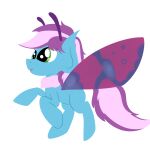  1:1 absurd_res alpha_channel antennae_(anatomy) arthropod blue_body equid equine fan_character feral finnanon green_eyes gyro_tech hair hasbro hi_res hooves horn horse hybrid insect lepidopteran male mammal mane moth my_little_pony pink_hair pony quadruped solo unicorn wings 