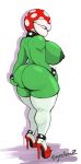  alpha_channel anthro big_breasts big_butt breasts butt butt_focus butt_grab clothing elemental_creature female female_focus flora_fauna green_body green_skin hand_on_butt hi_res high_heels huge_butt humanoid leggings legwear lips mario_(series) mario_bros nintendo piranha_plant plant platform_footwear platform_heels presenting solo solo_focus submissive submissive_female tagme thick_lips thigh_highs video_games wyerframez 