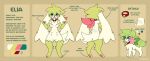  alistorial anthro bell bell_collar breasts collar digital_media_(artwork) elia_(alistorial) english_text featureless_breasts featureless_crotch female feral flower fur green_body green_eyes green_fur hair land_forme_shaymin legendary_pok&eacute;mon looking_at_viewer mammal model_sheet nintendo pawpads paws plant pok&eacute;mon pok&eacute;mon_(species) shaymin simple_background sky_forme_shaymin smile solo standing text video_games watermark white_body white_fur 