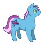  blue_body cutie_mark equid equine fan_character feral green_eyes gyro_tech hair hasbro hooves horn low_res male mammal mane my_little_pony pink_hair quadruped sparks-ilistration unicorn unicorn_horn 