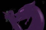  acrasia arthropod changeling dragon dripping female friendship_is_magic goo_creature licking macro magicalfurry male my_little_pony size_difference tongue tongue_out xodious 