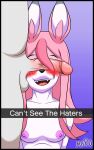  10:16 absurd_res anthro balls black_border blush border brand_new_animal breasts can&#039;t_see_the_haters canid canine digital_media_(artwork) duo erection female fox fur genitals hair hi_res long_hair male male/female mammal marothedarkrabbit_(artist) meme nazuna_hiwatashi nipples nude penis penis_on_face pink_body pink_fur pink_hair simple_background smile studio_trigger text these_aren&#039;t_my_glasses tongue white_body white_fur 