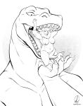  absurd_res anthro big_breasts body_in_mouth bovid breasts caprine claws cunnilingus duo female female_prey forked_tongue geb genitals gravewalker hi_res licking lizard macro male male/female male_pred mammal monochrome oral pussy reptile scalie sex sheep slightly_chubby teeth tongue tongue_out vaginal vore 