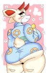  animal_crossing anthro big_breasts big_butt blush breasts butt cervid digital_media_(artwork) female fur hi_res huge_butt lewd_dorky looking_back mammal nintendo rear_view shaded shino_(animal_crossing) solo video_games white_body white_fur 