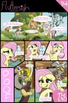  absurd_res chimera comic dialogue discord_(mlp) draconequus duo english_text equid equine feathers female feral fluttershy_(mlp) friendship_is_magic greeting hair hasbro hi_res male mammal my_little_pony pegasus pink_hair pony-thunder text wings yellow_body yellow_feathers 