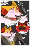  &lt;3 &lt;3_eyes 2021 ahegao anthro anthro_on_anthro blush braixen comic dialogue duo english_text hi_res incineroar kingbriarturtle looking_pleasured male male/male nintendo open_mouth pok&eacute;mon pok&eacute;mon_(species) text video_games 