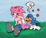  6:5 amy_rose anthro blush breasts classic_amy_rose classic_sonic_(universe) ditoxin duo embarrassed eulipotyphlan female genitals hedgehog hi_res humanoid male male/female mammal nicky_(sonic_manga) nipples penetration penis pussy sega sex sonic_the_hedgehog_(series) unconscious vaginal vaginal_penetration 