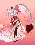  asian_clothing canid canine clothing dreamspinner east_asian_clothing flat_colors fox full-length_portrait hi_res japanese_clothing kimono mammal nyagirl outfit_commission portrait princess queen royalty soft summer talla_sweist yukata 