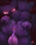  &lt;3 anthro anus balls blush butt edtrash gengar genitals haunter hi_res male male/male nintendo pok&eacute;mon pok&eacute;mon_(species) purple_body spreading video_games 