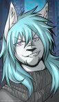  anthro city fan_character felid feline fur hi_res icon male mammal midnight_blue simple_background solo 