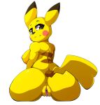  2021 alpha_channel anthro anthrofied anus black_body black_fur breasts brown_body brown_fur brown_stripes butt deerrobin digital_media_(artwork) dipstick_ears eyebrows female fur genitals hi_res long_ears looking_at_viewer looking_back multicolored_ears nintendo nipples nude perineum pikachu pok&eacute;mon pok&eacute;mon_(species) pok&eacute;morph pussy rear_view simple_background solo striped_body striped_fur stripes transparent_background video_games white_pussy yellow_anus yellow_body yellow_breasts yellow_butt yellow_ears yellow_fur yellow_pussy yellow_tail 