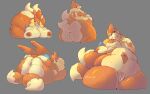  16:10 absurd_res anthro ass_up big_breasts big_butt breasts butt female floatzel fur genitals hi_res huge_butt nintendo nude obese orange_body orange_fur overweight pok&eacute;mon pok&eacute;mon_(species) pussy solo thick_thighs tucolewds video_games widescreen 