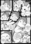  &lt;3 absurd_res animal_genitalia bedroom_eyes blush blush_lines comic dialogue dipstick_ears dsub9 duo english_text feral genitals gesture happy hi_res male male/male monochrome multicolored_ears narrowed_eyes nervous nintendo nuzzling penis penis_sniffing pikachu pok&eacute;mon pok&eacute;mon_(species) seductive sheath shocked shocked_expression shy size_difference slightly_chubby smaller_dom smelly sniffing speech_bubble text typhlosion video_games waving 