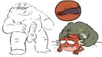  16:9 age_difference amphibia_(series) amphibian anal anthro aroused_face big_muscles captain_grime chubby_male dickarmdaryl_(artist) digital_media_(artwork) disney eye_scar facial_scar frog genitals hop_pop low low-angle_view male male/male musclegut muscular older_male oral penis rimming scar sex sketch toad_(frog) tongue_in_ass widescreen 