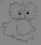  &lt;3 after_kiss anthro bedroom_eyes big_breasts big_nipples bodily_fluids breasts cyanu duo electronic_arts elemental_creature eyelashes female flora_fauna flower flower_creature greyscale hi_res huge_breasts monochrome narrowed_eyes nipples not_furry nude open_mouth plant plants_vs._zombies plants_vs._zombies_heroes popcap_games saliva saliva_string seductive simple_background solo sunflower sunflower_(pvz) tongue tongue_out twin_sunflower_(pvz) video_games 