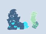  ... 2021 4:3 armor blue_legs blue_neck blue_tail bodily_fluids chibi closed_frown clothed_male clothed_taur colored crying digital_drawing_(artwork) digital_media_(artwork) duo equid equid_taur equine equine_taur eyes_closed flat_colors floating ghost grey_armor grey_helmet hecarim_(lol) hi_res horse horse_taur humanoid kneeling larger_male larger_taur league_of_legends male male/male male_humanoid male_taur mammal mammal_taur riot_games sad simple_background size_difference smaller_humanoid smaller_male spirit taur tears thresh toony video_games white_background xtoka_samax 