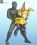  ahegao anon anthro anthro_penetrated archie_comics arm_grab big_breasts bodily_fluids breasts bunnie_rabbot carrying cum cum_on_ground cybernetic_limb dripping duo faceless_character faceless_human faceless_male female female_on_human fours_(artist) from_behind_position fur genital_fluids gradient_background hi_res human human_on_anthro human_penetrating human_penetrating_anthro interspecies lagomorph larger_male leporid looking_pleasured male male/female male_on_anthro mammal nude penetration pussy_juice pussy_juice_drip pussy_juice_on_ground pussy_juice_puddle rabbit sega sex simple_background size_difference smaller_female sonic_the_hedgehog_(archie) sonic_the_hedgehog_(comics) sonic_the_hedgehog_(series) standing standing_sex text tongue tongue_out url yellow_body yellow_fur 