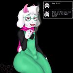  1:1 anthro blush bovid bulge caprine claws clothing cute_fangs darkner deltarune drugs english_text eyelashes eyewear floppy_ears fur girly glasses goat horn male mammal marijuana meme open_mouth overix pink_body pink_eyes pink_fur pink_horn ralsei ralsei_smoking_blunt robe scarf smoking solo text thick_thighs tongue undertale_(series) video_games white_body white_fur wide_hips 