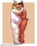  anthro anthro_on_anthro asgore_dreemurr beard blonde_hair bovid caprine cervid deltarune duo efryol eyebrows facial_hair frottage fur genitals goat hair hi_res horn humanoid_genitalia humanoid_penis kissing long_ears making_out male male/male mammal muscular navel penis rudolph_holiday sex slightly_chubby stripes undertale undertale_(series) video_games 