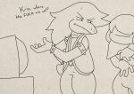  anthro commander_d deltarune dialogue dinosaur duo egoraptor female human kris_(deltarune) kris_where_are_we male male/female mammal meme parody reptile satire scalie shitpost susie_(deltarune) undertale_(series) video_games 